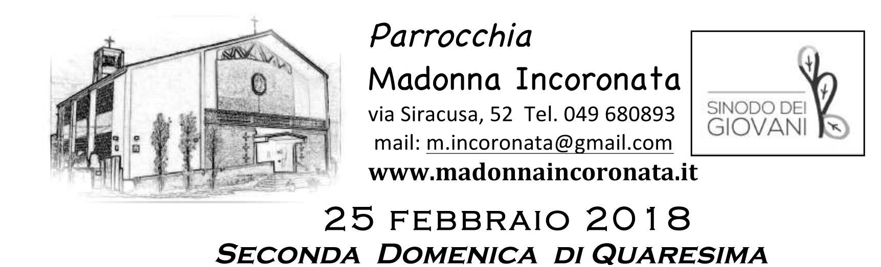 seconda domenica quaresima 2018